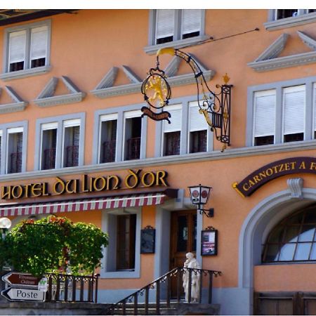 Hotel Lion D'Or Romont Екстер'єр фото