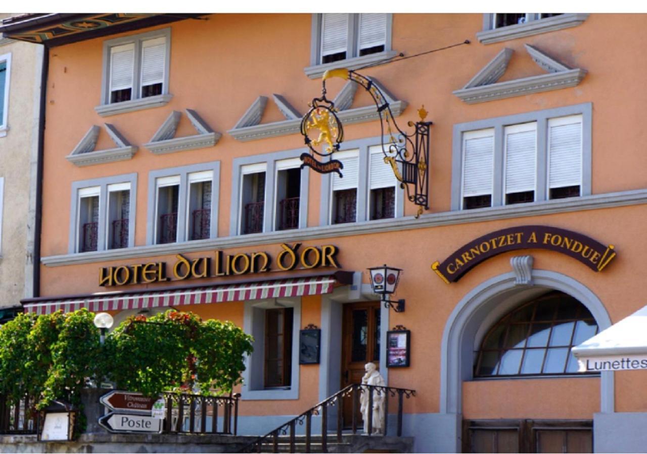 Hotel Lion D'Or Romont Екстер'єр фото