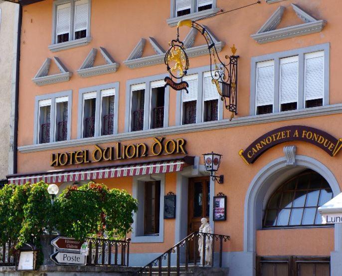 Hotel Lion D'Or Romont Екстер'єр фото